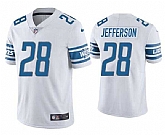 Nike Lions 28 Jermar Jefferson White Vapor Untouchable Limited Jersey Dzhi,baseball caps,new era cap wholesale,wholesale hats